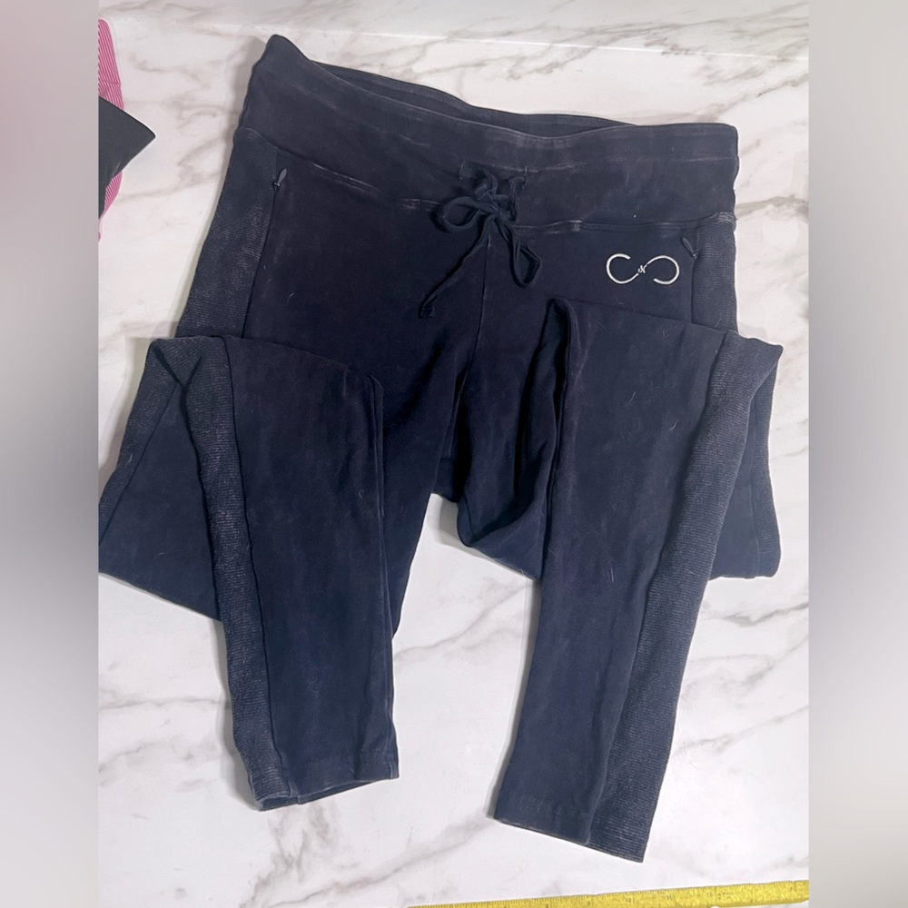 Curves N Combat boots side ribbed pants/leggings size M